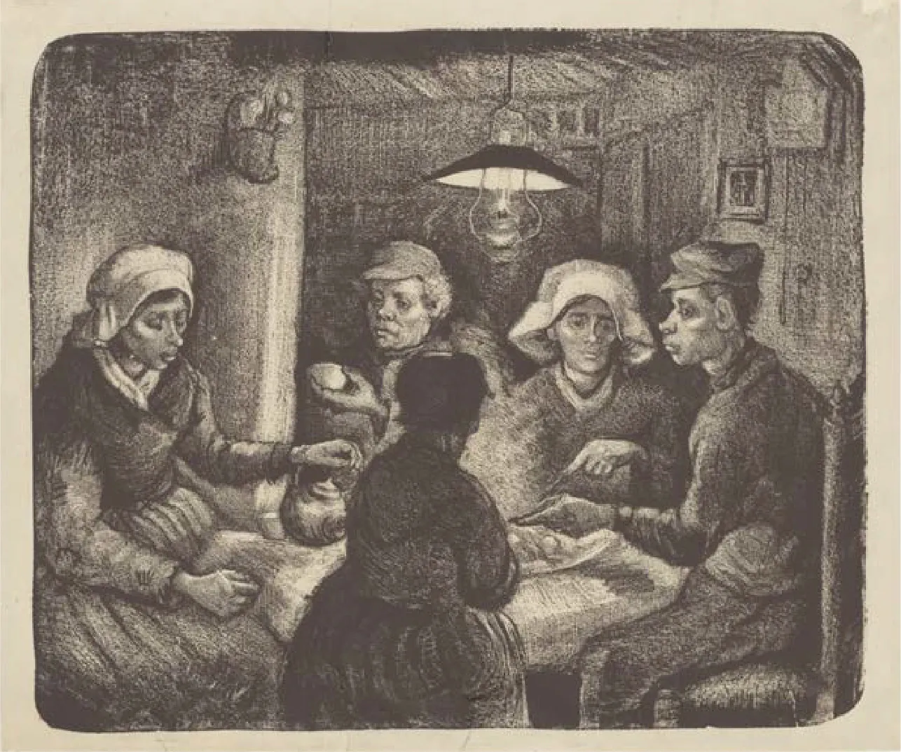 フィンセント・ファン・ゴッホ《じゃがいもを食べる人々》