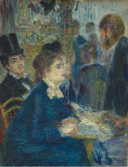 ピエール=オーギュスト・ルノワール《カフェにて》