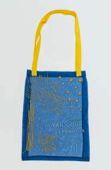 ブリジットタナカコラボ・オーガンジー刺繍バッグ